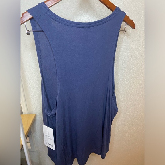 Athleta Well Rested Rib Sleep Tank Blue Size XL - Picture 2 of 4